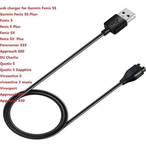 1pc.USB charger For Fenix 5 5S 5X forerunner 935 .Charging Cable Dock Data Line Cord For Fenix 5x