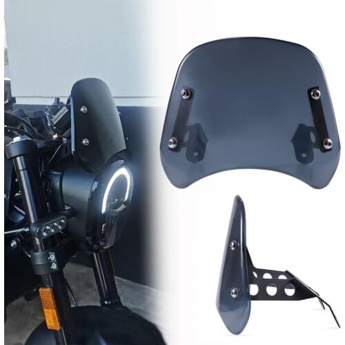 Motorcycle Smoke Windshield Protector Fairing Windshield Windscreen headlight Wind Deflector For Benelli Leoncino 250