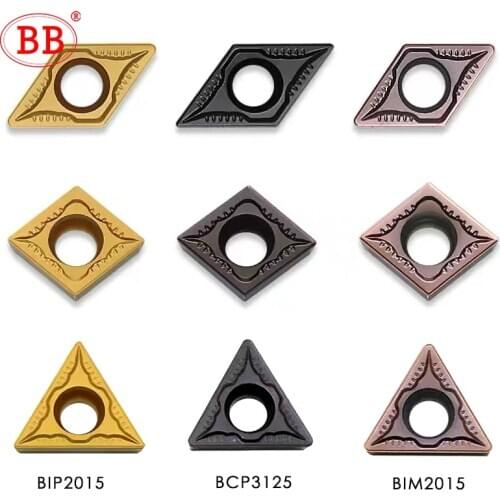 BB Carbide Inserts CCMT DCMT TCMT Lathe Turning Tool CCMT060204 DCMT070204 TCMT110204