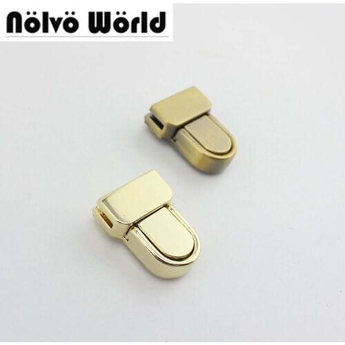 20sets 32*24mm high qulity lock woman bag making gunmetal pressed lock briefcase lock for genuine leather Hardware 10sets