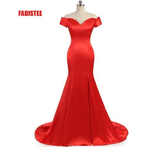 FADISTEE New arrival prom party Dresses Vestido de Festa dress long style satin dress mermaid real photo elegant dress