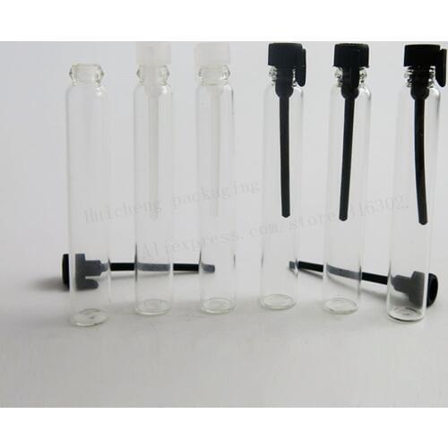 100 x 3ML Mini Sample Cute Glass travel Oil Perfume Bottle With drop Spray 3cc Bottle for Essential Oil Aromatherapy