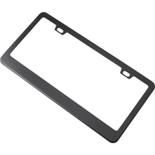 2Pcs US Specification License Plate Frame License Plate Frame Bracket with Standard Screw Kits