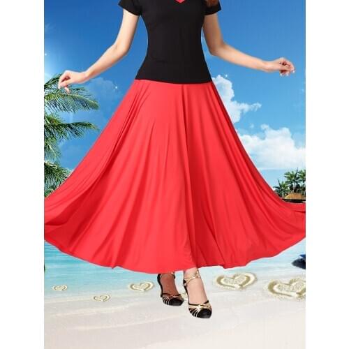 2020 Square Dance Clothing Adult New Style Long Skirts Dance Dress Ballroom Dancing Skirt Skirt Skirt Dancing Dress Women 's