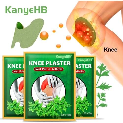 36pcs/3bags Chinese Wormwood Herbs Plaster Knee Joint Pain Sticker For Knee Joint Ache Arthritis Rheumatoid Treatment Patch A354