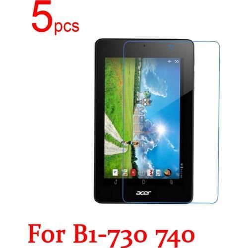 5pcs glossy Ultra Clear/Matte/Nano anti-Explosion LCD Screen Protector Film For Acer iconia one 7 B1 730 740 750 770 780 Film