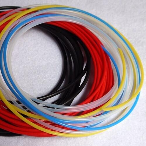 1L AWG 7.46x8.06mm 7.46*8.06mm ID*OD L Type 150V Translucent Filament 3D Printer Hard F46 Plastic Capillary PTFE Pipe Tube
