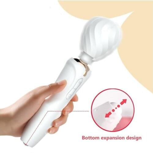 Wireless Dildos AV Vibrators Magic Wand for Women 2 Headed Clitoris Stimulator USB Magnetic Charge G Spot Massager Sex Toys