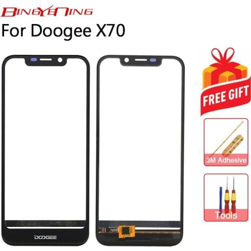 BingYeNing New Original For Doogee X70 Touch Screen Panel Perfect Repair Parts Accessories
