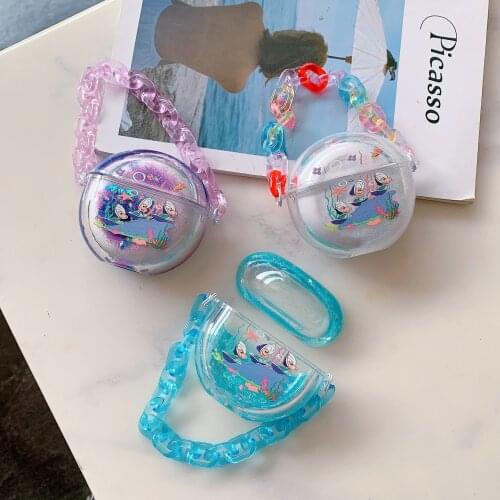 Earphone Case for Huawei Freebuds 3 Full Protect Cover Glitter Bling Clear Quicksand Plastic Wireless Bluetooth Headphones Box