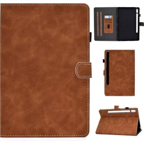 For Samsung Tab S7 11inch 2020 Case SM-T870 Tablet PU Leather Coque For Galaxy Tab S7 Cover 11'' SM-T875 Shockproof Shell+Stylus