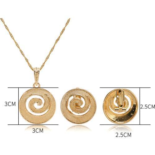 Fani Jewelry Romantic Jewelry Set For Women Earrings Necklace Pendant Water Drop Jewelry Sets For Party Wedding Engagement