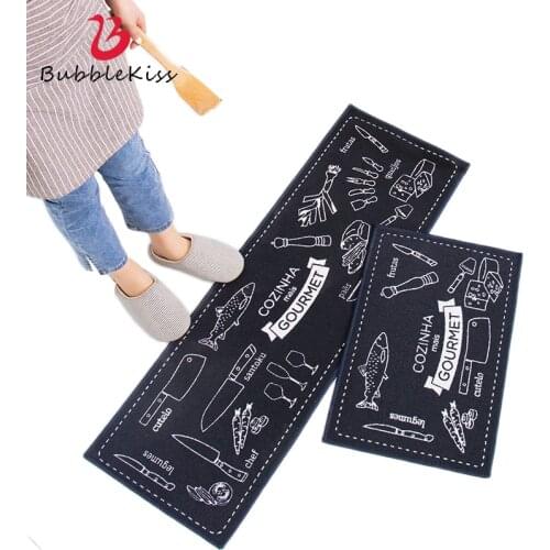 Bubble kiss 2020 New Rug Anti-Slip And Oil-Proof Kitchen Mat Carpet Modern Design Cartoon Hand Drawn Pattern Living Room Carpet