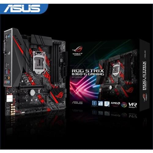 Asus ROG STRIX B360-G GAMING LGA1151 (300 Series) DDR4 HDMI-Compatible DVI M.2 Micro-ATX Motherboard