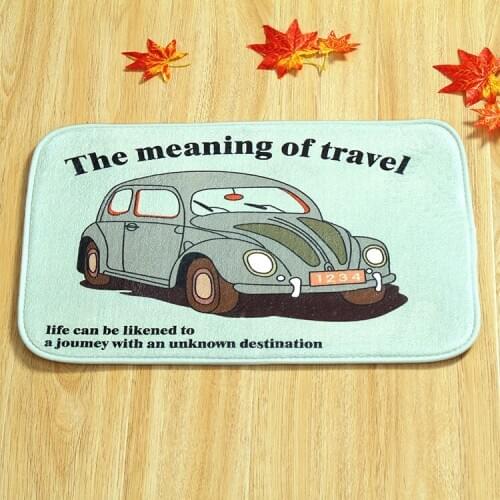 Latest design car home in front of the bedroom carpet slip mats