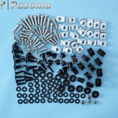 Complete Motorcycle Fairing Bolts Install Screw Nut Kit for Yamaha YZF R6 1999-2002