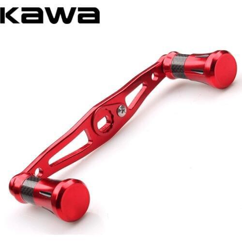 Kawa Fishing Reel Handle, Aluminum Reel Handle Rocker 8*5mm Hole Size for Abu and Daiwa Fishing Metal handle, Fishing Accessory