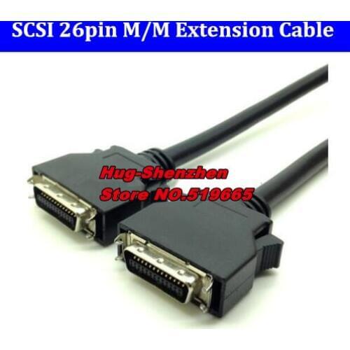 SCSI26 SCSI 26PIN SCSI 26 Male to Male Signal Terminal Breakout Connector Date adapter wire Cable CN Type Capture card line