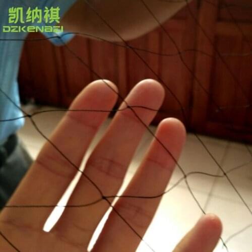 Customize 3 x 7 M 15mm Hole Orchard Garden Anti Bird Net Polyester 110D/2 Knotted Sparrow Mist Net