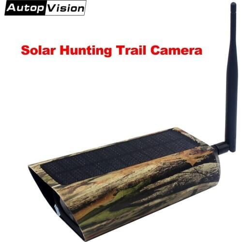 Practical PR500W Hunting Camera 2MP Solar Panel Charger Photo Solar Panel for Hunter Camera Stand-by Time 6 Months