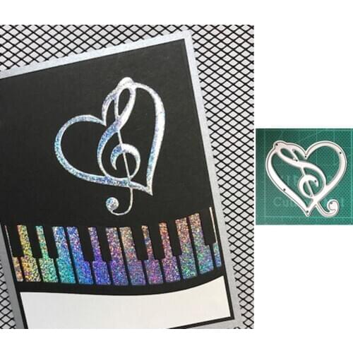 Etched Metal Cutting Dies Stencils For DIY Scrapbooking Decor Pinon Music Embossing Handcraft Die Cutting Template 2020 New