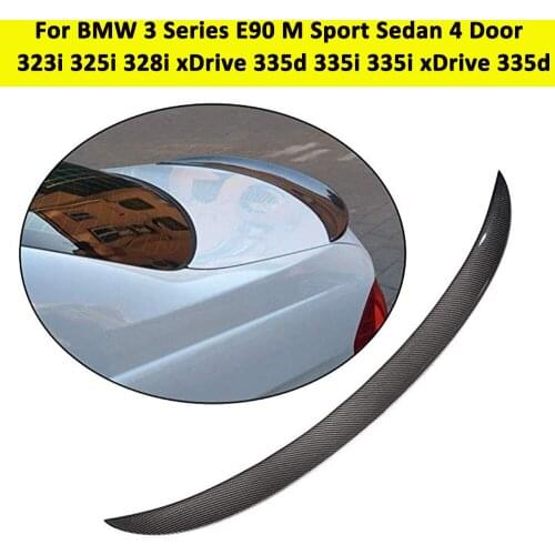 Carbon Fiber M3 E90 Rear Trunk Spoiler For BMW 3 Series M Sport Sedan 4 Door 323i 325i 328i 335d 335i Boot Lip Wing 2005-2012