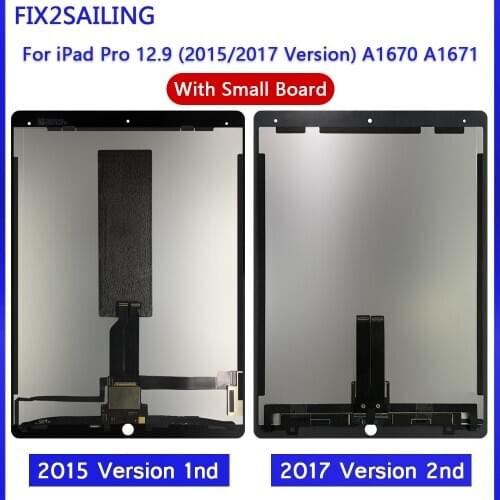 For iPad Pro 12.9 (2015/2017 Version) A1670 A1671 2nd LCD Display Touch Screen Digitizer Panel Assembly With Board