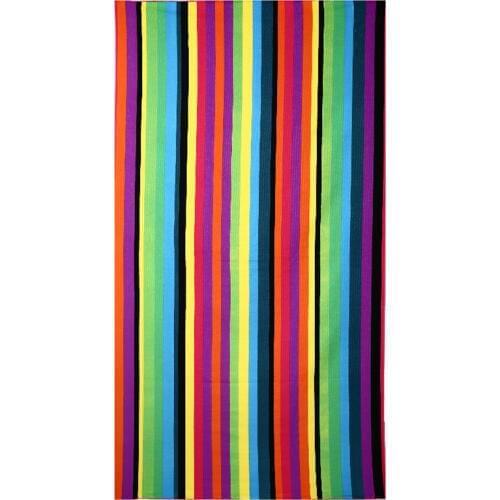 100*180 Luxury Bath Towel Super-absorbent Toallas Microfibra Sport Beach Towels Soft Microfiber Printing Towels(Colors Stripe)