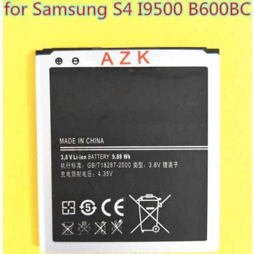 AZK high capacity S4 Battery 2600mAh B600BC / B600BE Replacement battery For Samsung S4 S4 Active I9505 i9502 i9508 i9500 etc