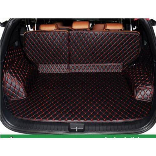 Good quality! Special car trunk mats for KIA KX5 2018-2016 waterproof cargo liner mats boot carpets for KX5 2017,Free shipping