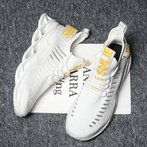 New Blade Mens Shoes Sneakers Breathable Sneaker Man Lightweight Lace-up Tennis Luxury Men Causal Shoes Male Sneaker 2021 Summer