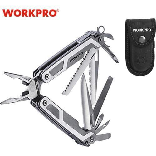 WORKPRO Multi Tools Multifunctional Plier 16 in1 Stainless Steel Plier Outdoor Camping Tool New arrival