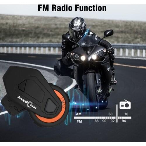 Kebidumei T-Max Waterproof Motorcycle Helmet 6 Riders 1000M Group Talking Buletooth Intercom Headset Fm Radio T-Max Interphone