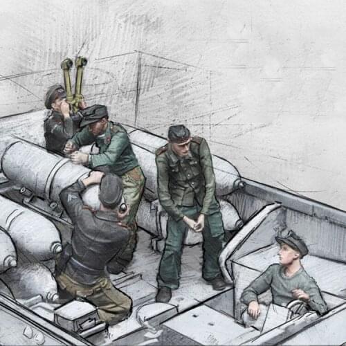 1/35 Assembly Resin Figure Kit Tank crew