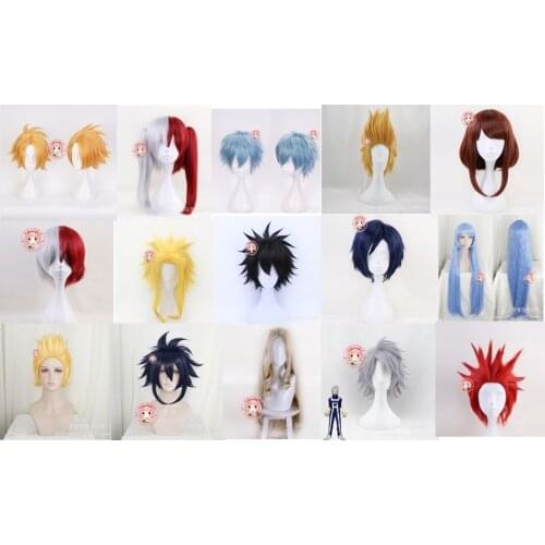 My Boku no Hero Academia Shouta Aizawa Todoroki Shouto Cosplay Wig Shigaraki Tomura Midoriya Izuku Ochako Uraraka +CAP