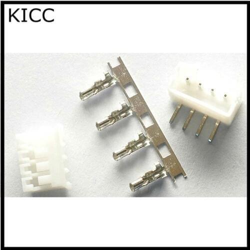 PH2.0 3P Bending pin Connecting terminal PH 2.0mm 3Pin Connector Plug+Socket+Metal reed 50Sets