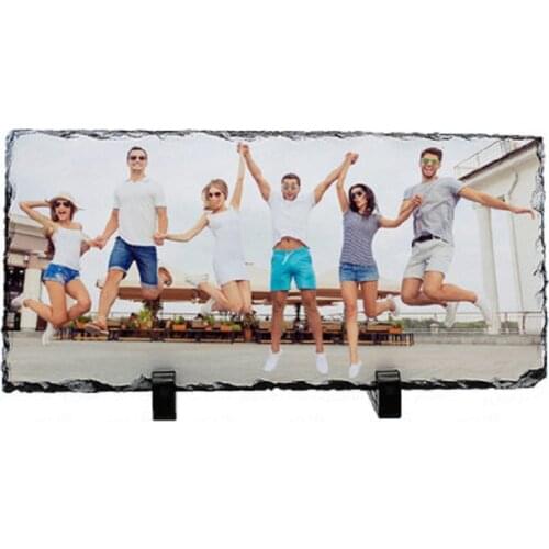 Blank Litography Creative Pending Hot Transfer Photo Frame Stone Print Craft Rock Painting/Personalized Custom Stone Prints