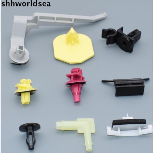 Shhworldsea 500pcs auto clip cable strap roof garnish moulding clip trim panel retaining clip retainer