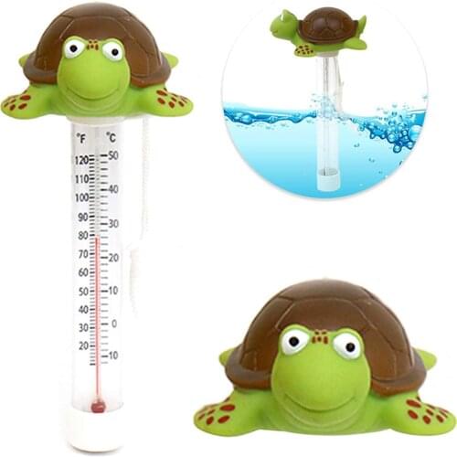 Swimming Pool Thermometer Cute Animal Water Spa Temperature Measure Gauge Turtle Pool Accessories Pool Thermometer For Hot Tub