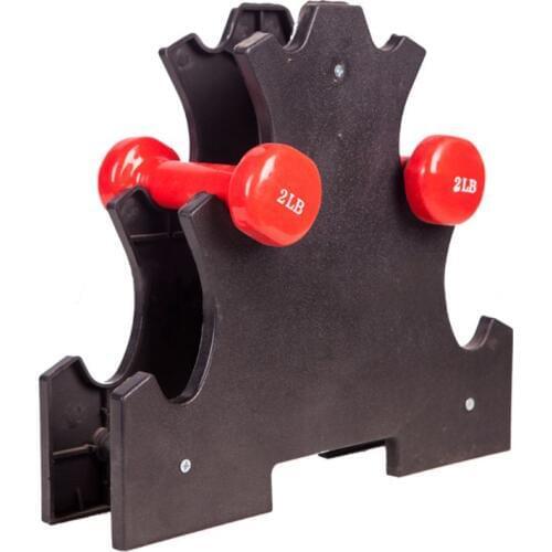 3 Tier Dumbbell Rack Holds up to 100lbs Gym Fitness Exercise Household Storage Fixed Combination Dumbbell Holder