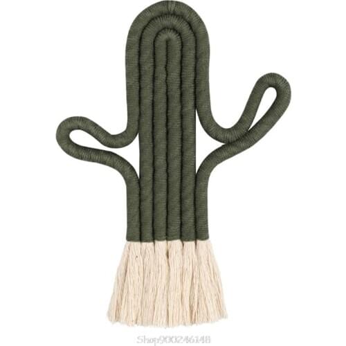 Nordic Room Decoration Cactus Tapestry Macrame Wall Hanging College Dorm Gifts N25 20 Dropship