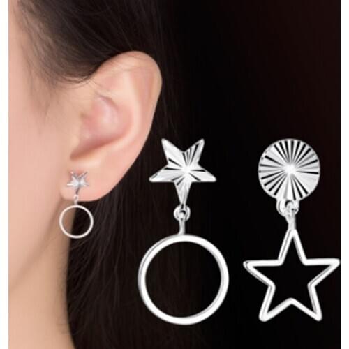 Womens fashion earrings Sterling silver earrings Earrings for women Statement earrings Korean earrings Long earrings ear stud