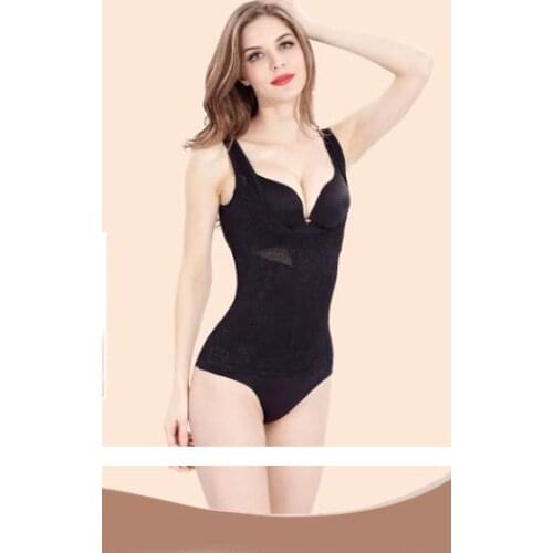 Women Magnetic Lace Breast Corset Shapewear Underwear Waist Corsets Bodysuit Vest Girdles Body Shaper