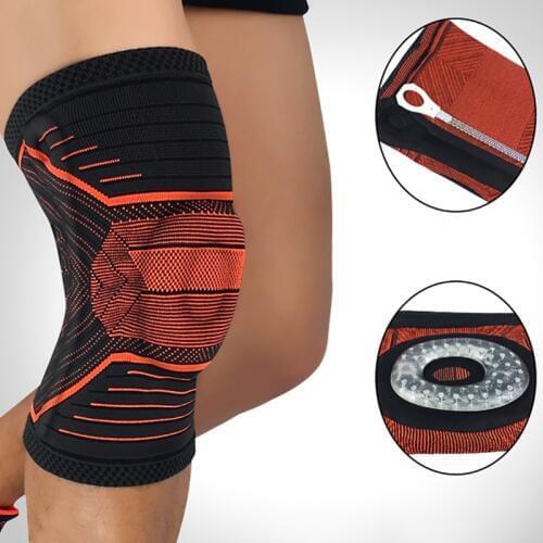 1pc Knee Pad Sleeve Breathable Knitted Leg Warmer Patella Protector Outdoor Gym Fitness volleyball knee protector