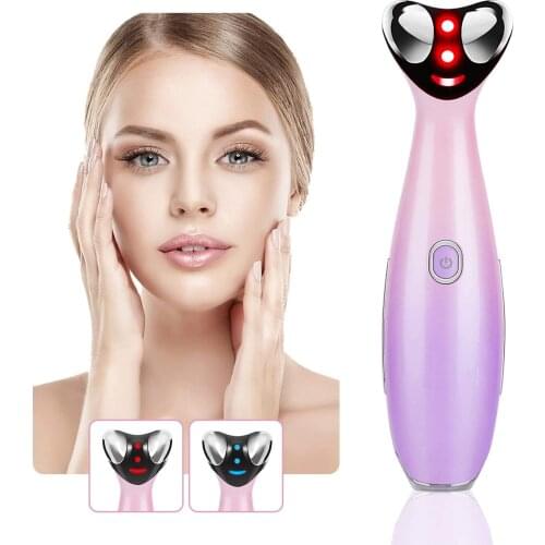 6 In 1 RF Eye Beauty Electric Eye Massager Dark Circle Facial Vibration Thin Face Radiofrequency Eye Beauty Anti Eye Bag Wrinkle