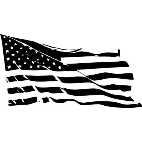 Car Stickers Interesting American Flag Decorative Accessories Stickers Waterproof Suitable for Various Models, 20cm*10cm