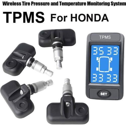 Wireless Tire Pressure Monitoring System Car TPMS for Honda with 4pcs Internal sensor