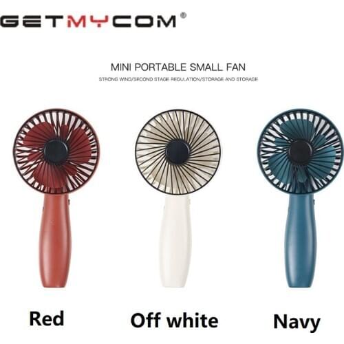 Getmycom Original Mini Mobile Phone Bracket Usb Fansportable rechargeable Dormitory Mini- Desktop Fan With One Hold Small Fans