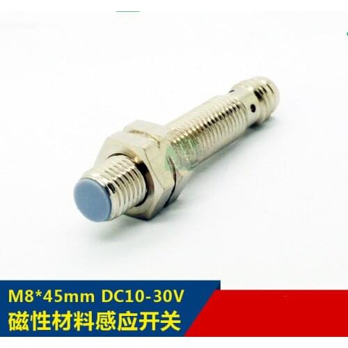 M8 Magnetic Hall Type Sensing Distance 10mm Buried Proximity Connector V3 DC10-30V
