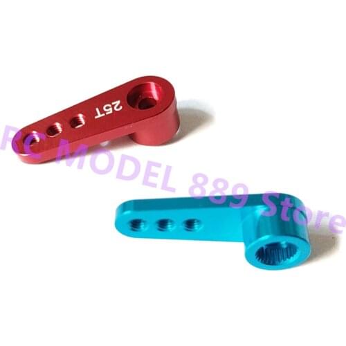 Metal Aluminum Steering Servo Horn Arm 25T 6mm Teeth For RC Car Standard Servo Motors MG995 MG946R MG996R